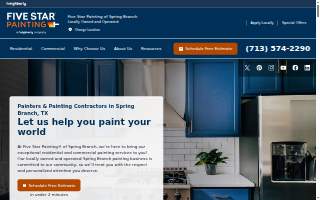Five Star Painting of Spring Branch website