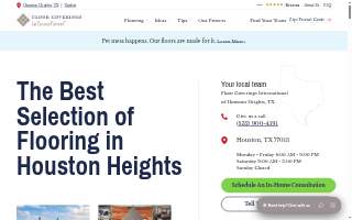 Floor Coverings International of Houston Heights website