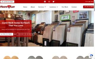 Floors 2 Luv website