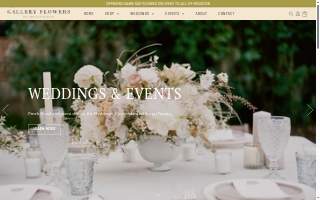 Gallery Flowers website