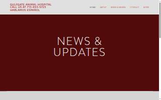 Gulfgate Animal Hospital. website