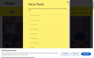 Happy Bees Childcare Center website