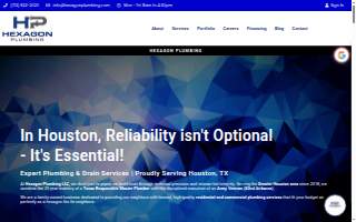 Hexagon Plumbing LLC website