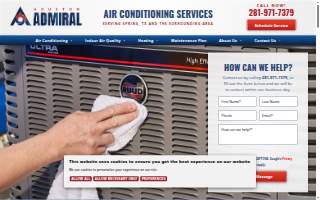 Houston Admiral Air website