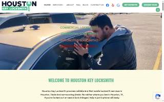 Houston Key Locksmith website