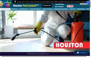 Houston Pest Control website