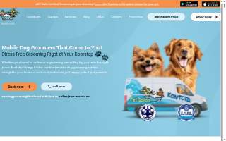 Kontota of Central Houston - Mobile Dog Grooming website
