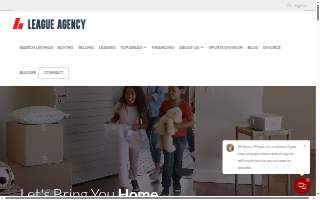 League Agency Formerly Brock and Foster Real Estate website