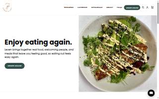 Leven Bakery & Cafe website