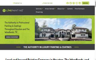 LIME Painting of Houston website