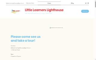 Little Learners Lighthouse Childcare website