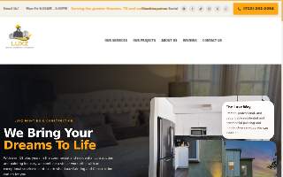Luxz Painting & Construction Services website