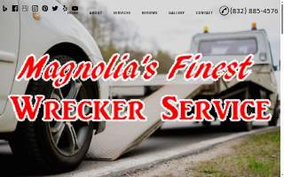 Magnolia's Finest Wrecker Service website