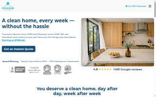 MoreHands Maid Service website