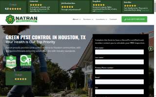 Natran Green Pest Control website