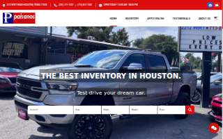 Paisanos Auto Sales website