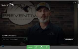 Preventive Pest Control website