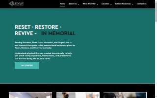 Revolve Physical Therapy - Memorial/Spring Branch website