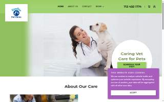 Riverflow Pet Clinic website
