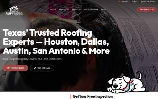 Ruff Roofing Houston website
