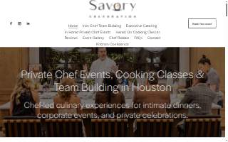 Savory Celebration website