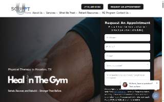 Sculpt U Physical Therapy: Houston website