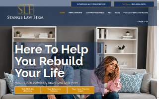 Stange Law Firm, PC of Houston website