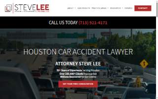 Steve Lee - Accident & Injury Attorneys website