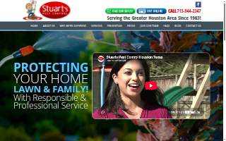 Stuart's Pest Control website