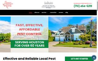 Texas A-1 Pest Control and Termite Co website