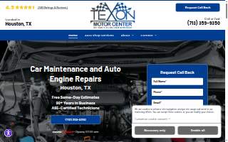 Texon Motor Center of Houston website