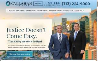 The Callahan Law Firm website