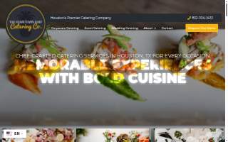The Hometown Chef Catering Co. website