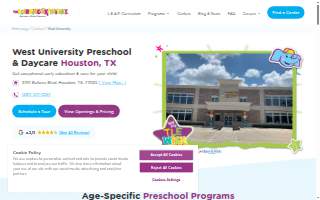 The Learning Experience - West University website