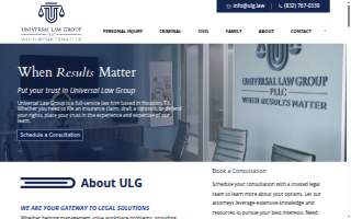 Universal Law Group, PLLC website