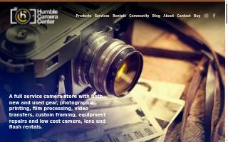 Humble Camera Center website