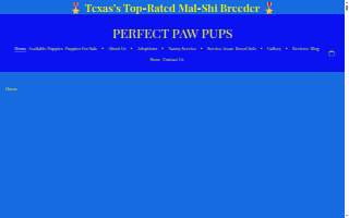Perfect Paw Pups website