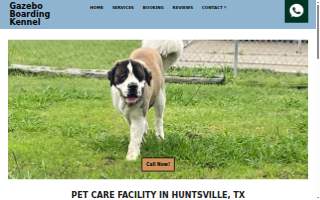 Gazebo Boarding Kennel website