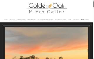 Golden Oak Micro Cellar website
