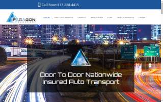 Paragon Auto Transport Car Shipping website
