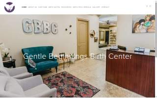 Gentle Beginnings Birth Center website