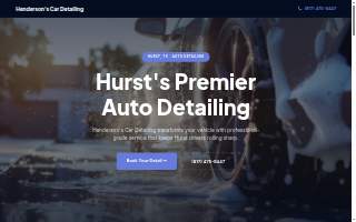 Henderson's Car Detailing website