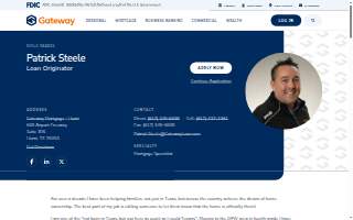 Patrick Steele - Gateway Mortgage website