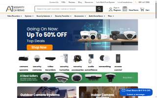 A1 Security Cameras website