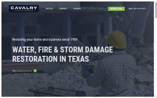 Cavalry Construction & Restoration website