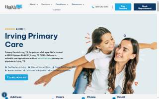 Health One Family Medicine website