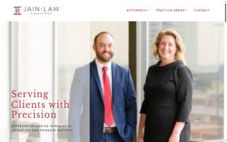 Jain Law & Associates website