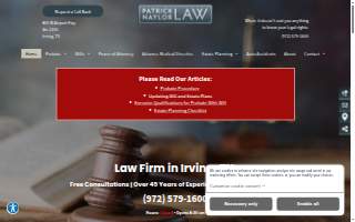 Patrick Naylor Law website