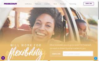 PrideStaff website