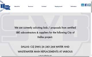 SYB Construction Company, Inc. website